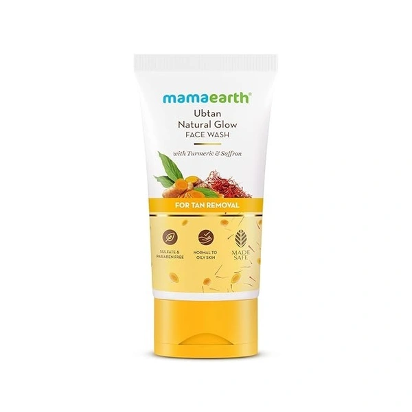 Mamaearth Ubtan Face Wash For Tan Removal: 150 ml - 150ml