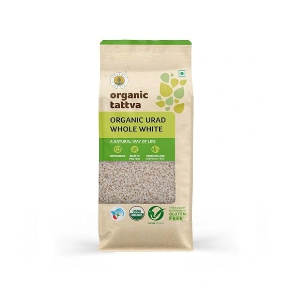 Organic Tattva Urad Dal Whole White: 500 g - 500g