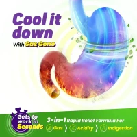 Fast & Up Gas Gone Instant Comfort From Symptoms Of Acidity & Bloating Tablets: 6 Unit - 6unit