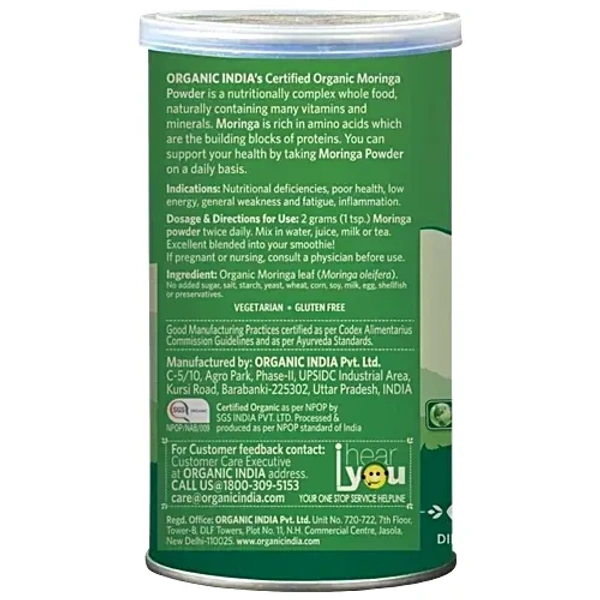 Organic India Moringa Powder: 100 g - 100g