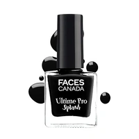 Faces Canada Splash Nail Enamel - Black Beauty 15: 8 ml - 8 ml