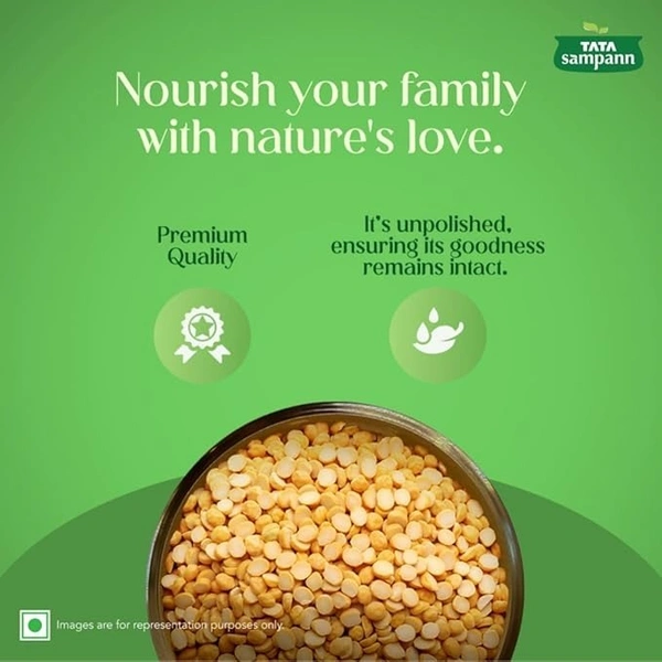 Fortune Unpolished Chana Dal: 1 kg - 1kg