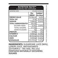 Raw Pressery Sugarcane: 1 L - 1L
