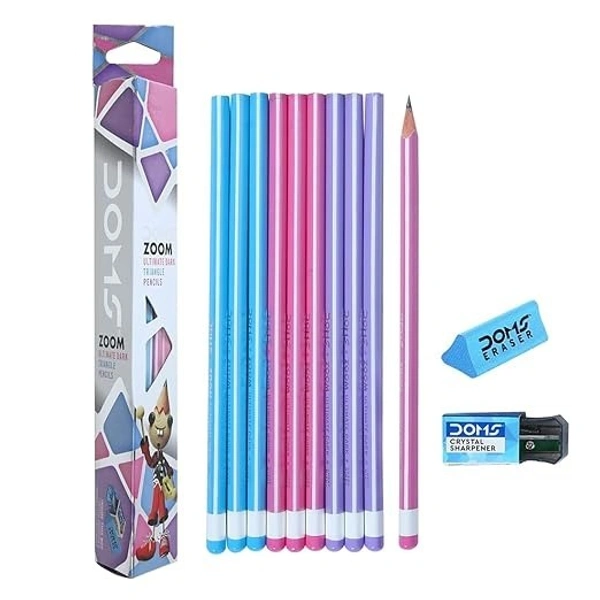 Doms Zoom Triangle Pencil - 10 Pieces: 1 Unit - 10 Pieces: 1 Unit