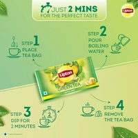 Lipton Green Tea - Lemon Zest: 25 Tea-Bags - : 25 Tea-Bags