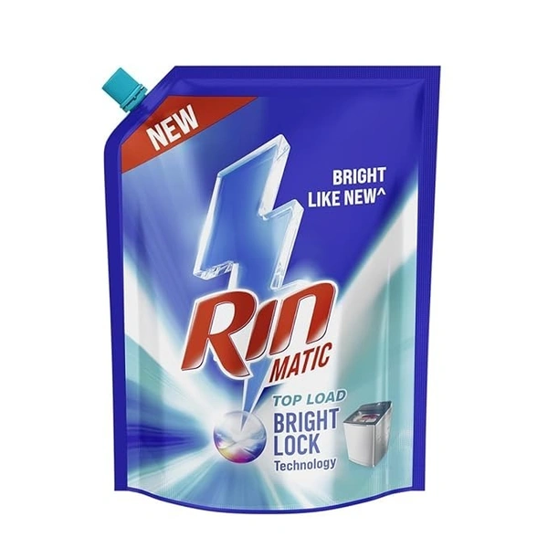 Rin Matic  Rin Matic Top Load Bright Lock Liquid Pouch: 2 L - 2l