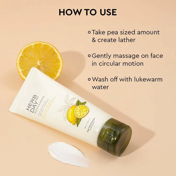 The Face Shop Foaming Cleanser Lemon & Grapefruit: 100 ml - 100ml