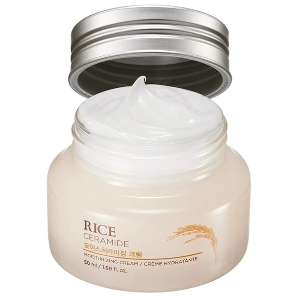 The Face Shop Rice Ceramide Moisturizing Cream: 50 Ml - 50ml