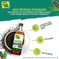 Tata Simply Better Cold Pressed Sesame Oil: 910 g - 1L
