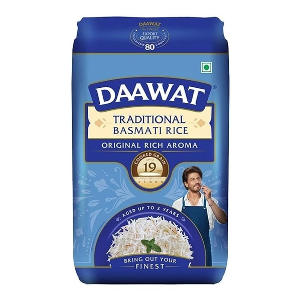  Daawat Daawat Traditional Basmati Rice: 1 kg - 1kg