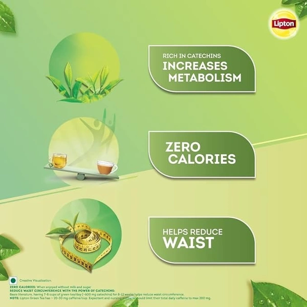 Lipton Green Tea - Lemon Zest: 25 Tea-Bags - : 25 Tea-Bags