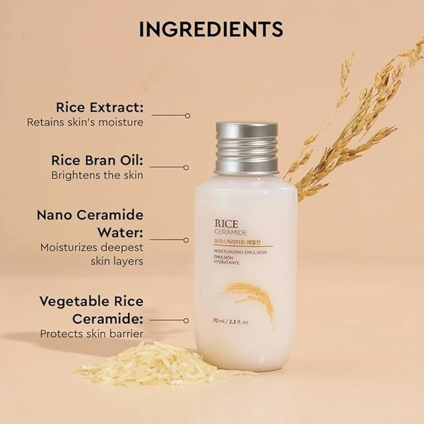 The Face Shop Rice Ceramide Moisturizing Emulsion: 70 ml - 70ml