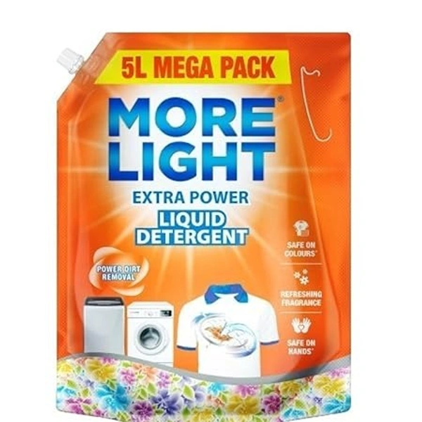 More Light Extra Power Liquid Detergent: 5 L - 5L