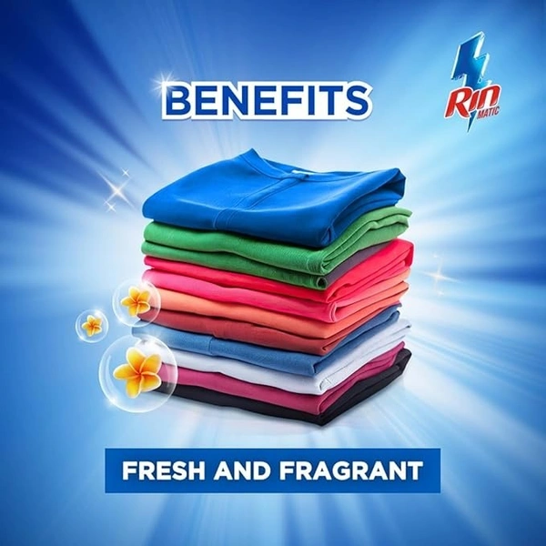 Rin Matic  Rin Matic Top Load Bright Lock Liquid Pouch: 2 L - 2l