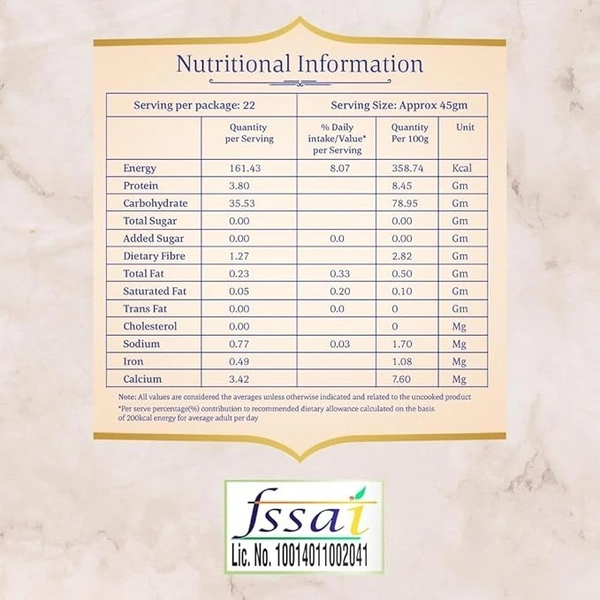  Daawat Daawat Traditional Basmati Rice: 1 kg - 1kg