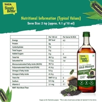Tata Simply Better Cold Pressed Sesame Oil: 910 g - 1L