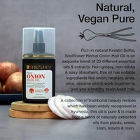 Soulflower Herbal Onion Hair Oil: 120 ml - 120ml