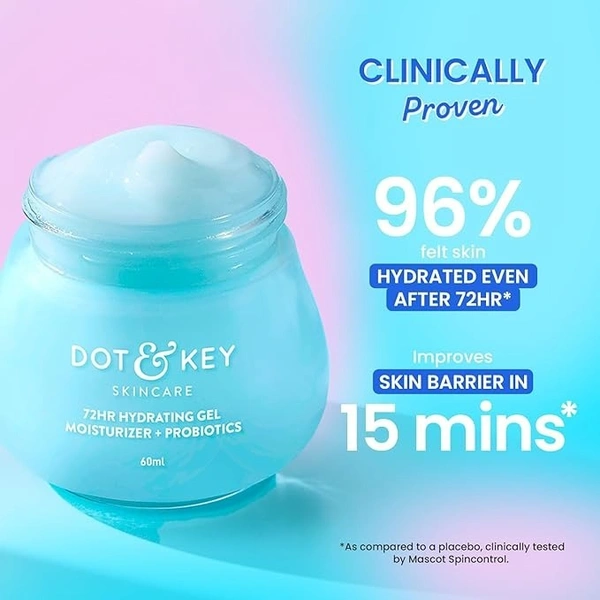 Dot & Key  Dot & Key 72HR Hydrating Gel + Probiotics: 60 ml - 60 ml