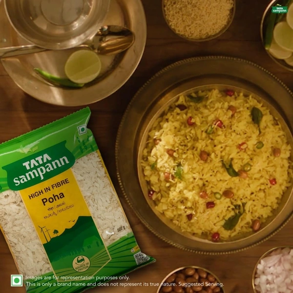  Tata Sampann  Tata Sampann Poha: 500 g - 500g
