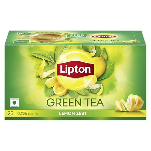 Lipton Green Tea - Lemon Zest: 25 Tea-Bags - : 25 Tea-Bags