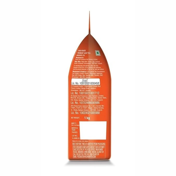 Wagh Bakri Premium Leaf Tea Pouch: 1 kg - 1KG