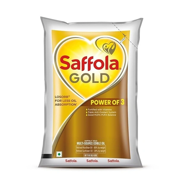 Saffola Gold Oil (1 L): 910 g - 1L