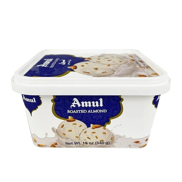 Amul Ice Cream Tub - Roasted Almond: 1 L - 1l