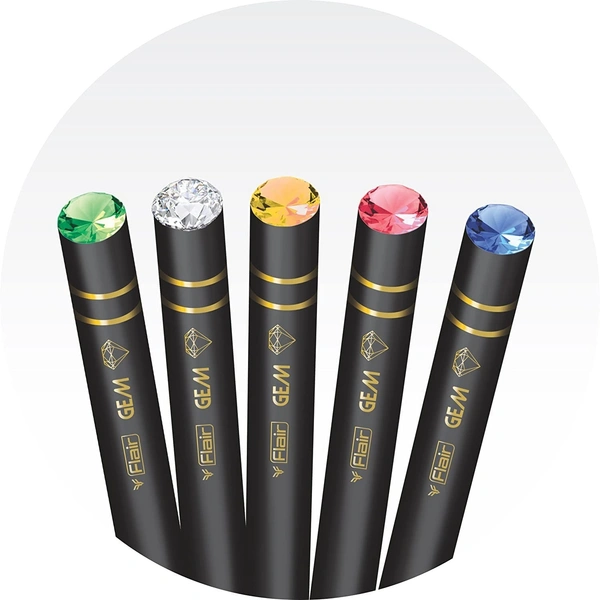 Flair Creative Gem Extra Dark Pencil: 10 Piece - 10 Piece