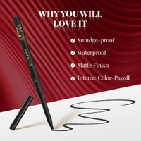 Faces Canada Longwear Eye Pencil - Solid Black: 1.2 g - 1.2g