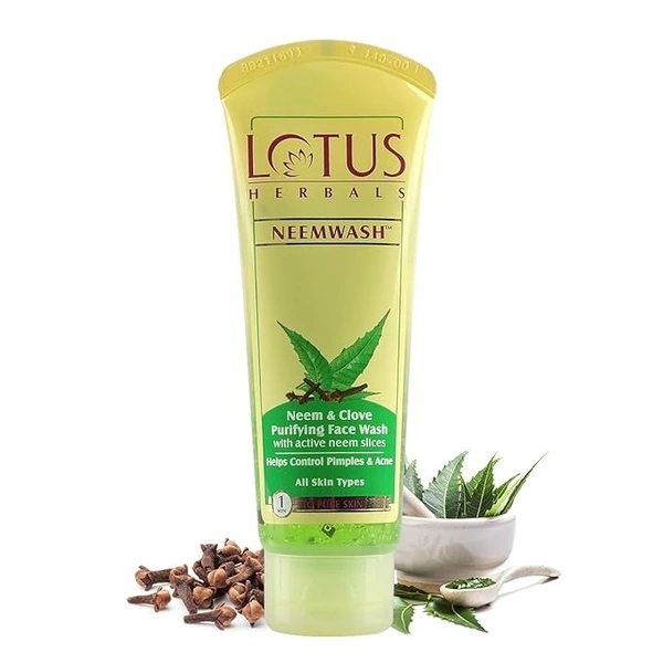 Lotus Herbals Neemwash Neem & Clove Face Wash: 120 g - 120g