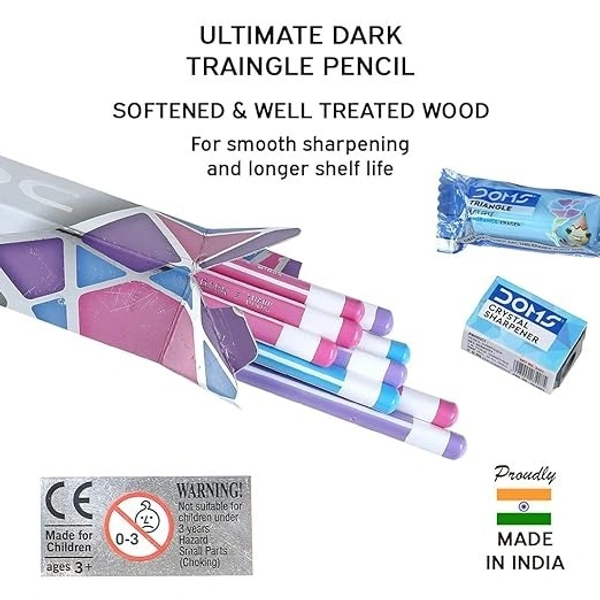 Doms Zoom Triangle Pencil - 10 Pieces: 1 Unit - 10 Pieces: 1 Unit