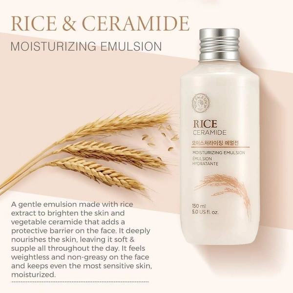 The Face Shop Rice Ceramide Moisturizing Emulsion: 150 Ml - 150ml