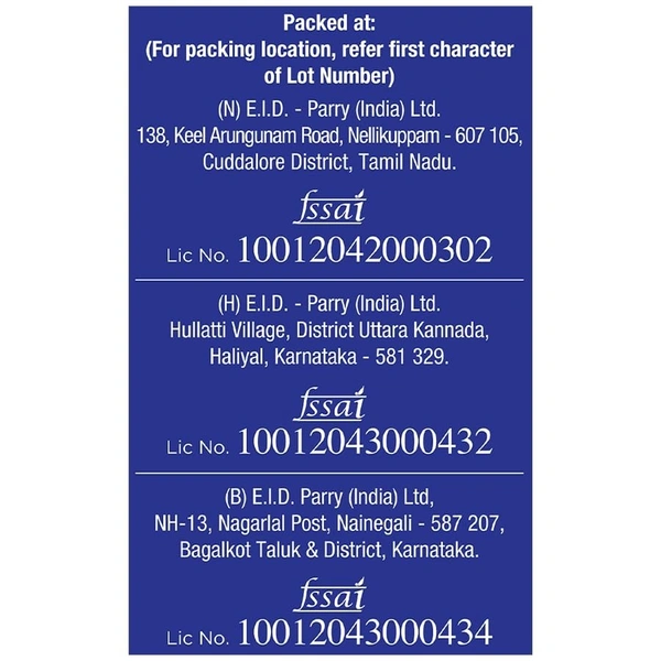 Parry's White Label Sugar: 1 kg - 1kg