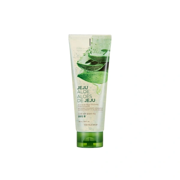 The Face Shop Jeju Aloe Fresh Soothing Foam Cleanser: 150 ml - 150ml