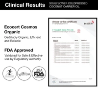 Soulflower Cold Pressed Coconut Extra Virgin Oil: 120 ml - 120ml