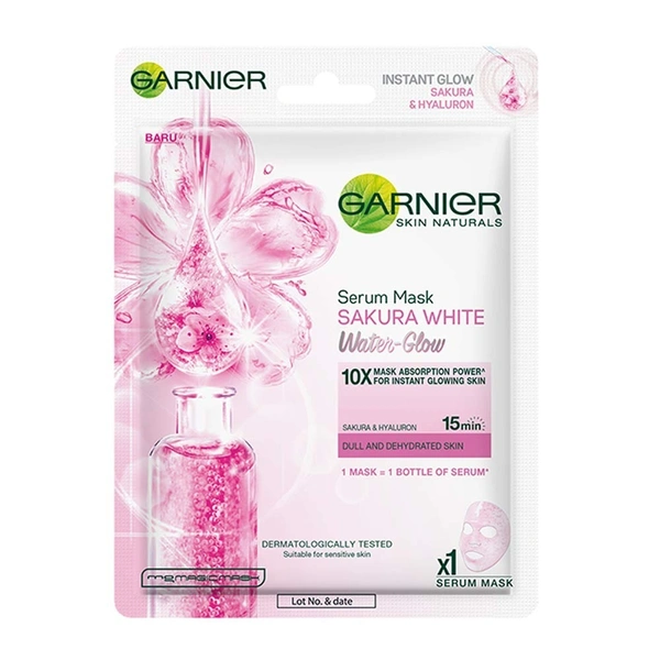  Garnier Japanese Sakura Serum Tissue Mask: 28 g - 28g