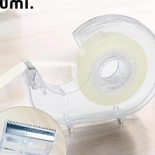 D Homes Plastic Tape Dispenser - 18 mm x 33 Metres: 3 Pieces - 18 mm x 33 Metres: 3 Pieces