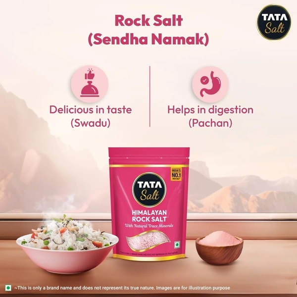 Tata  Tata Rock Salt Powder Pouch: 500 g - 500g