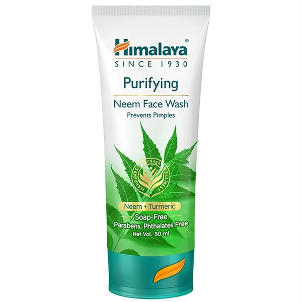 Himalaya Neem Face Wash: 50 ml - 50ml