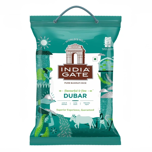  India Gate  India Gate Dubar Basmati Rice (Broken): 5 kg - 5kg