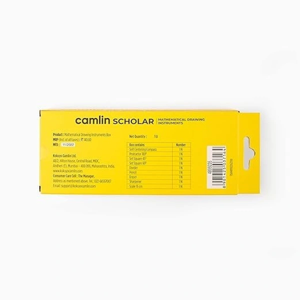 Camlin Scholar Mathematical Instruments: 1 Unit - 1 Unit