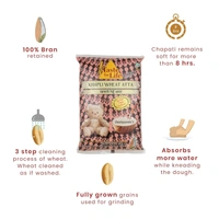 Taste For Life Premium Khapli Wheat Atta: 1 kg - 1kg