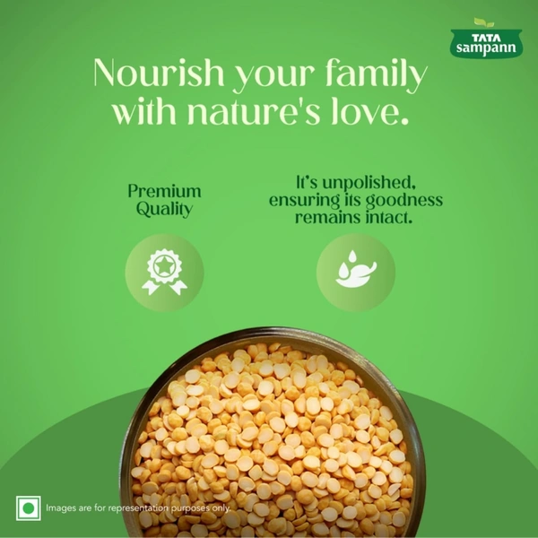 Fortune Unpolished Chana Dal: 500 g - 500g