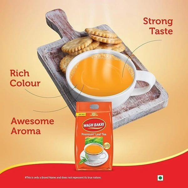 Wagh Bakri Premium Leaf Tea Pouch: 1 kg - 1KG