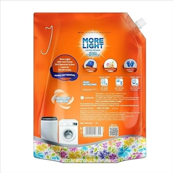 More Light Extra Power Liquid Detergent: 5 L - 5L