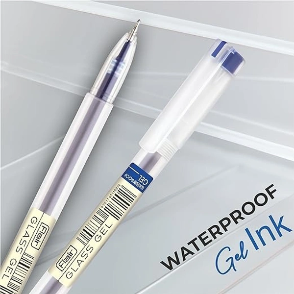 Flair Glass Gel Pen - Blue: 10 Piece - 10 Piece