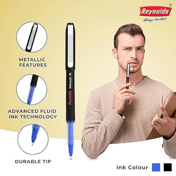 Reynolds Rollerpoint R5 Blister Blue Ball Pen: 1 Unit - 1 Unit