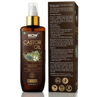 WOW Castor Oil For Hair & Skin: 200 ml - 200ml