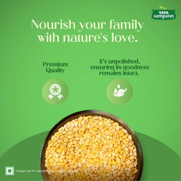 Fortune Unpolished Moong Dal: 1 kg - 1kg