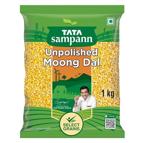 Fortune Unpolished Moong Dal: 1 kg - 1kg